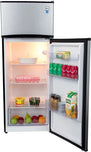 22 Inch Freestanding Top Freezer Refrigerator with 7.3 cu. ft. Capacity, 3 Glass Shelves, Gallon Door Bin, Crisper Drawer, ADA Compliant, and ENERGY STAR®: Stainless Steel (RA733B3S)