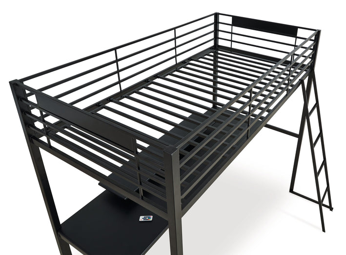 Broshard Twin Loft Bed with Desk (B075-160)