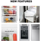 CROSLEY 22.3 Cubic Foot Side -By-Side Refrigerator White (CRSEH237AW)