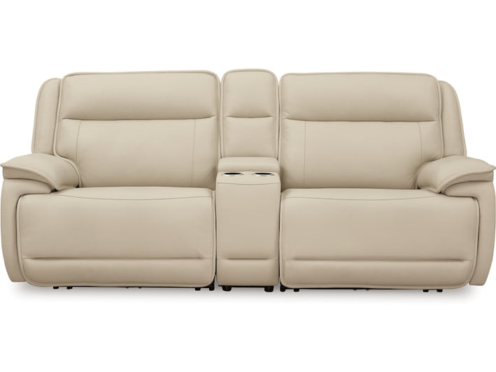 Double Deal 2-Piece Power Reclining Loveseat Sectional(U13001S3 (U1300158,U1300162)