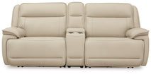 Double Deal 2-Piece Power Reclining Loveseat Sectional(U13001S3 (U1300158,U1300162)