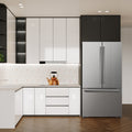 BRAMA 26.6 Cubic Foot French Door Refrigerator Stainless Steel  (BR2660IFDRSS)
