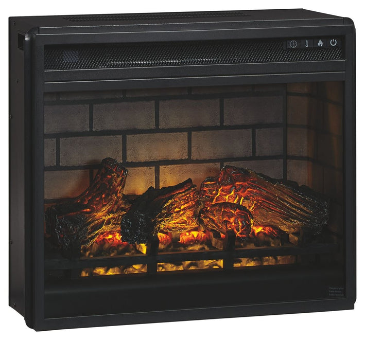 Dorrinson Corner TV Stand with Electric Fireplace (W287W6)